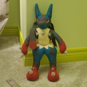 Mega lucario plushie